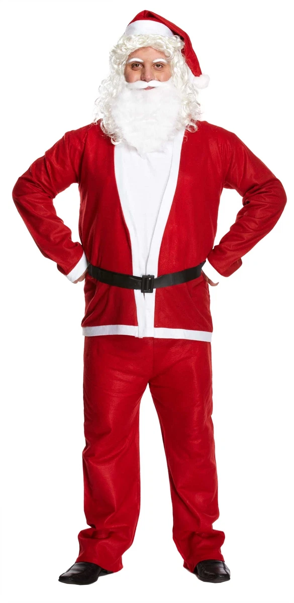 Santa claus outfit for mens cheap