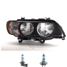 Scheinwerfer rechts inkl. OSRAM Lampen H7 HB3 mit LWR Motor für BMW X5 E53