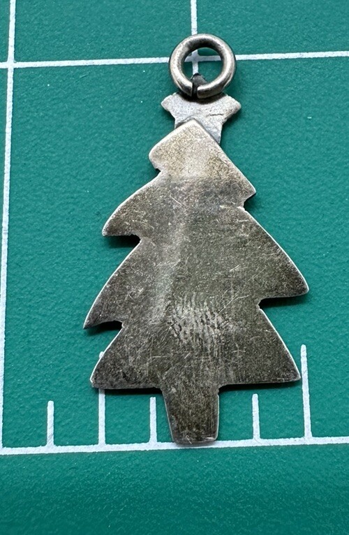 VNT Solid STERLING SILVER Handmade Christmas Tree… - image 3