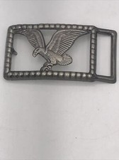 Patriotic Flying Eagle Metal Belt Buckle