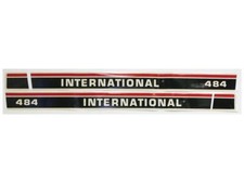 Decalcomania per Case IH International Harvester 484 - Adatto per modelli 1135258R1, 1135259R1