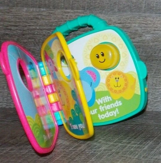 Fisher Price Lot of 2 Children's Electronic Books Light & Sound - Shapes Colors - Image 3 of 4