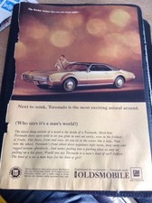P1-2 Ephemera Advert 1967 Gm Oldsmobile