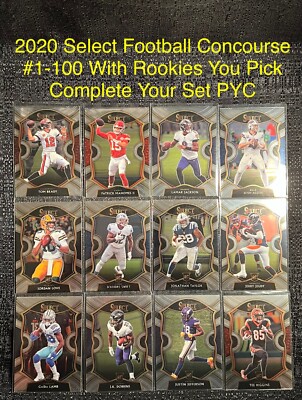 2020 SELECT CONCOURSE LEVEL FOOTBALL COMPLETE YOUR SET YOU PICK CARD #1-100  PYC