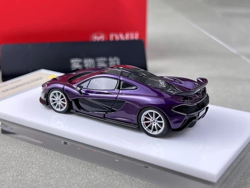 Modellino auto DMH 1:64 viola P1 super racing sport resina pressofusa collezione - Foto 6 di 6