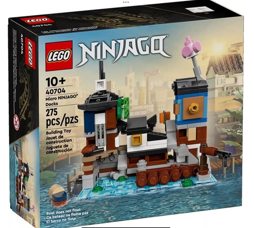 Lego Micro Ninjago Docks 275 Pieces 40704 New Sealed Box