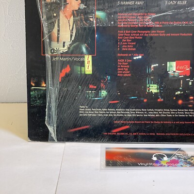 Racer-X - Second Heat / LP 1987 US Shrapnel SH-1032 EX/VG+ Japan