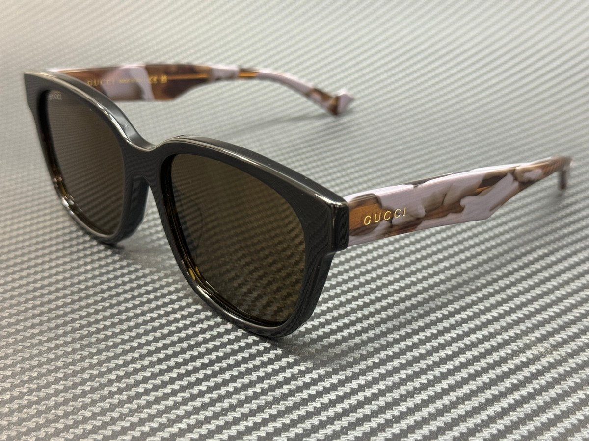 GUCCI Retro Brown 57 mm Plastic Frame Gray Gradient Sunglasses GUCCI GG1171SK 003 Round Oval Panthos Havana Brown 57 mm  main image 2