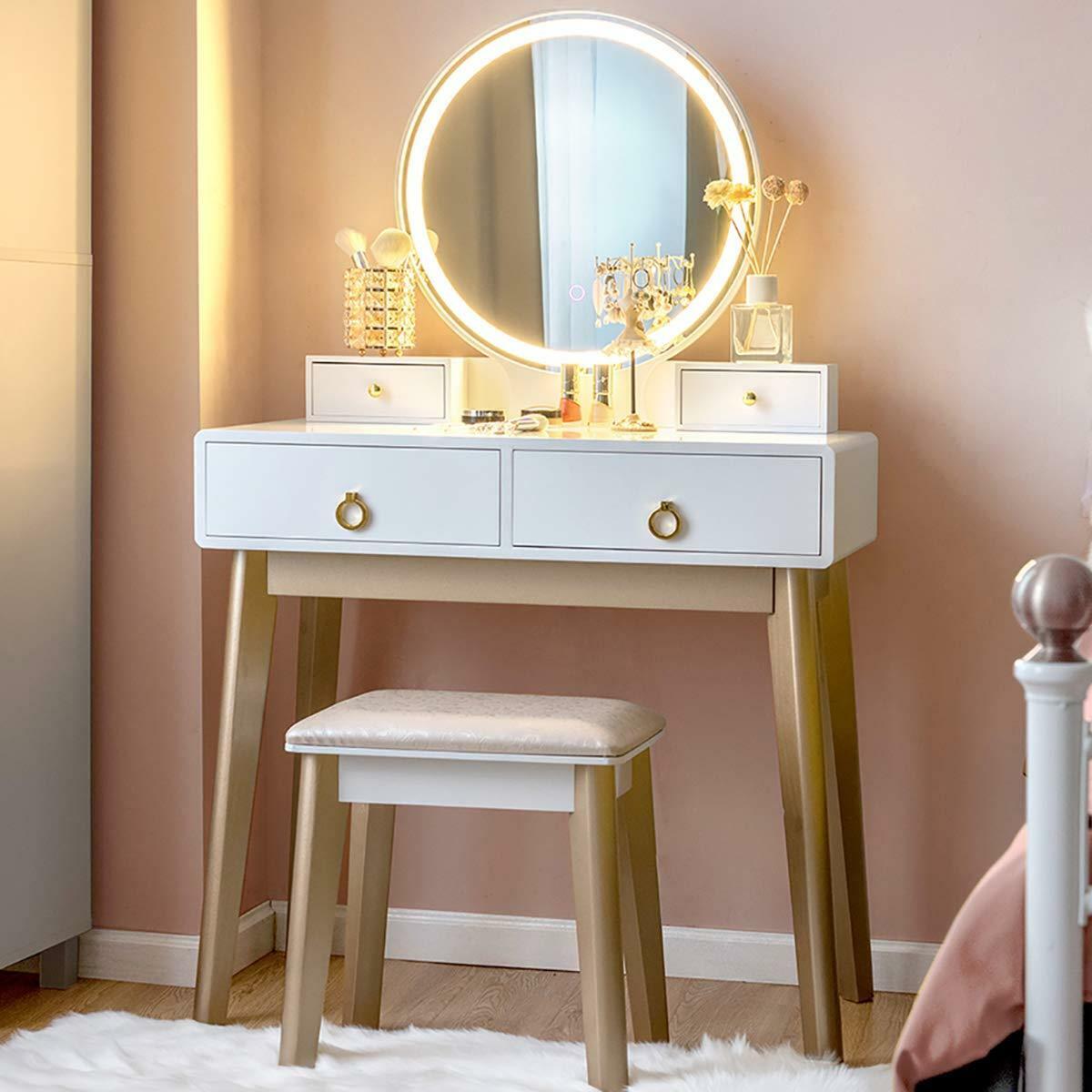 makeup vanity set with lights