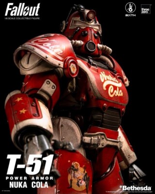 Fallout T-51 Power Armor (Nuka Cola) 1/6 Scale Figure