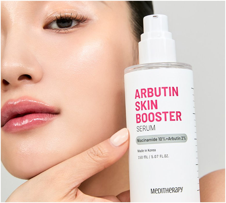 Meditherapy Arbutin Skin Booster Whitening Serum 150ml + Device