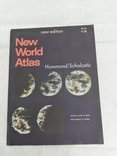 1973 New World Atlas New Edition WA 83 Hammond Scholastic