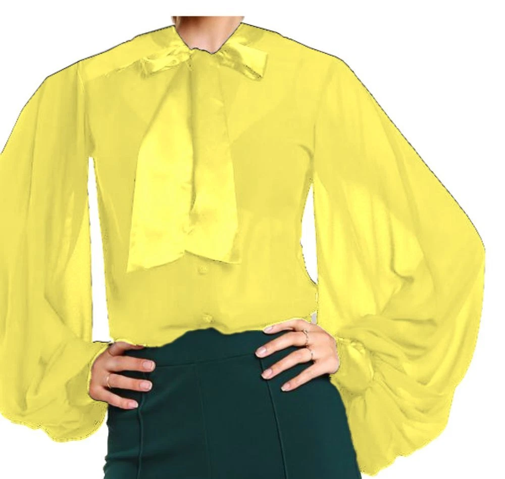 mustard yellow long sleeve crop top