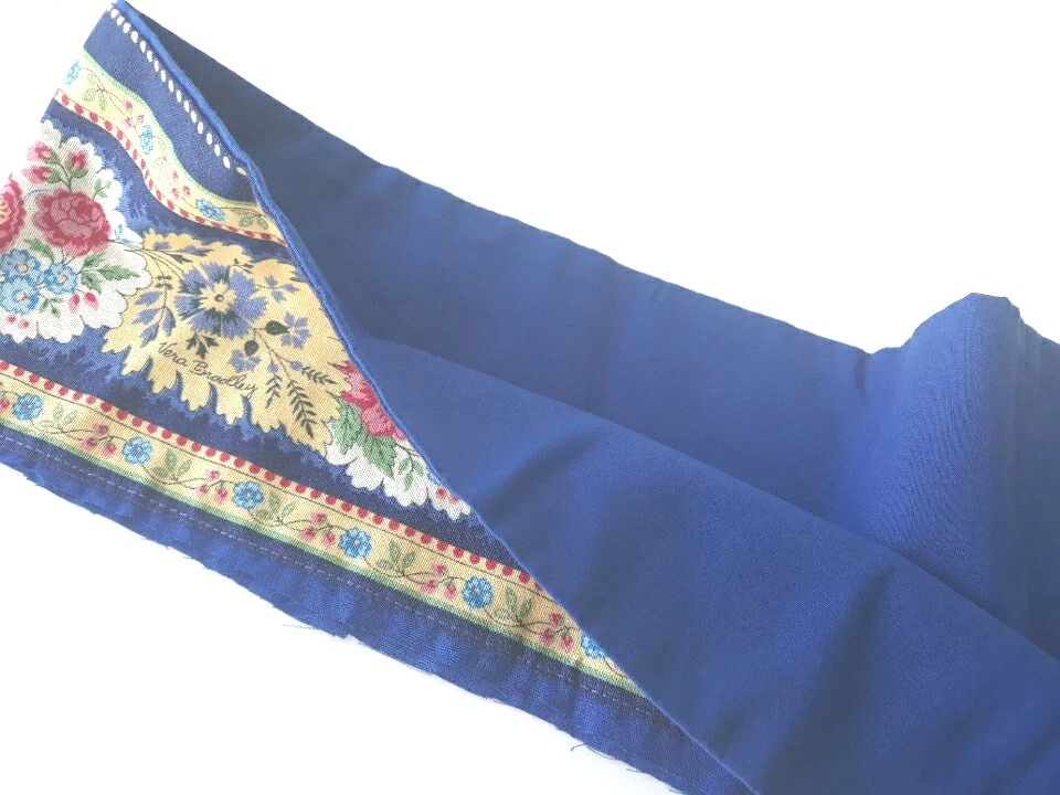 Vtg Vera Bradley Fabric Remnant Floral Edging Trim Crafts Decor Quilting - Image 4 of 4