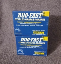 Bundle of 2 Duo Fast 5010D 1/2" x 5/16" Staples (10000 Staples)