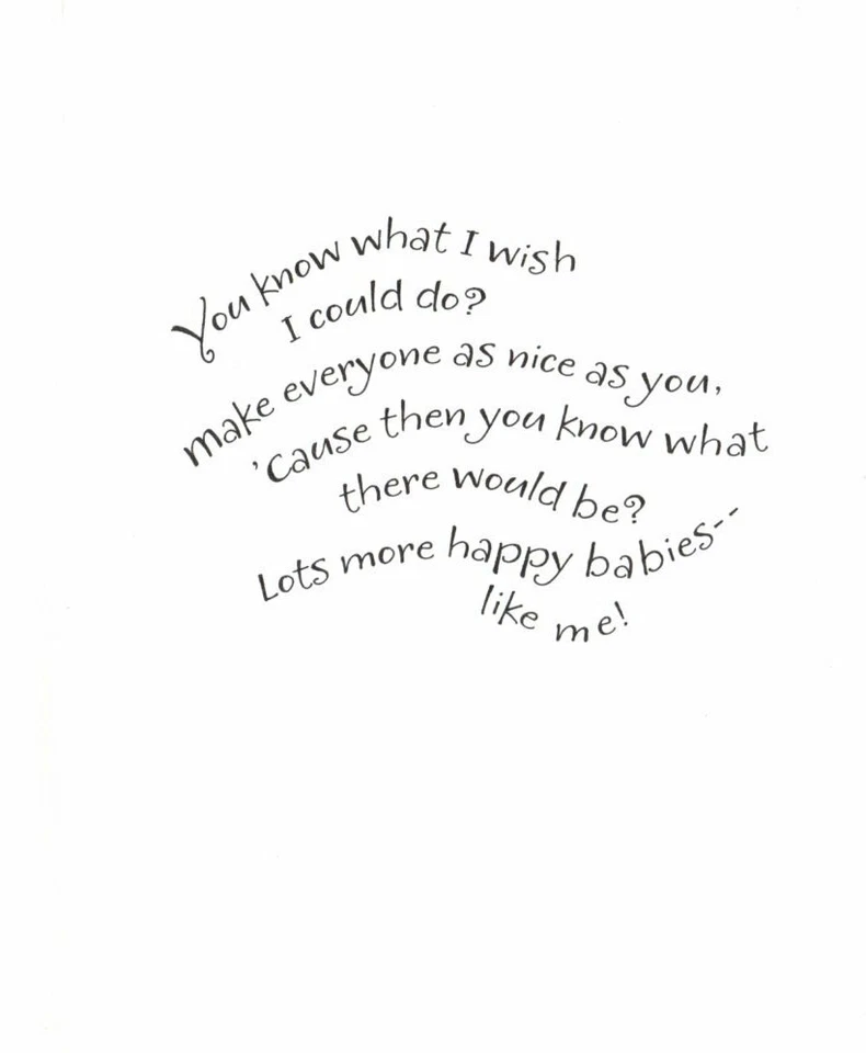 Baby Girl Shower Angel Mouse Thank You Note Cards By Crown Hallmark - Set of 8 - Image 2 of 3