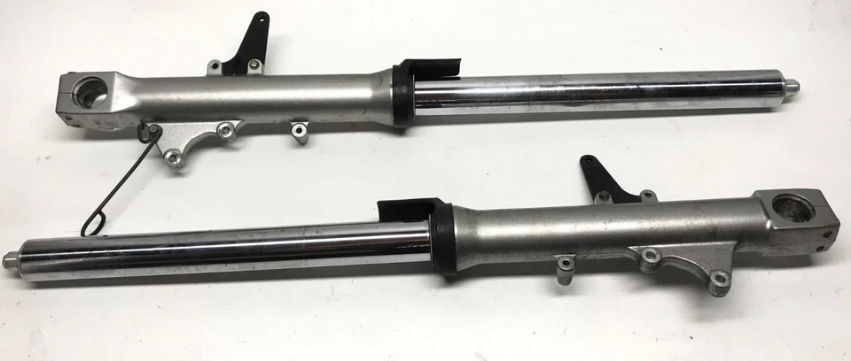 Horquillas delanteras suspensión horquilla tubos 2002-2005 Kawasaki ZZR1200 recto OEM Foto 2 de 4