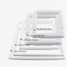 StitchPro Plastic Clip Frame - Versatile Square Rectangle for Embroidery, Cross