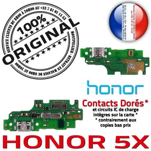 Honor 5X Connecteur de Charge ORIGINAL PORT Micro USB Nappe Prise Câble Chargeur - Photo 2/5