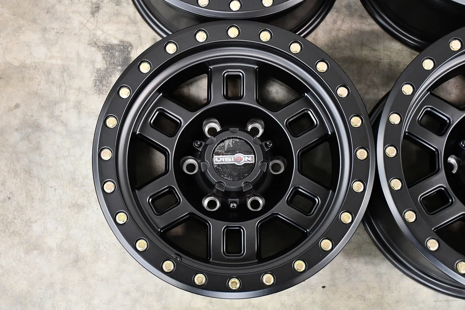 Juego 4 llantas 15" Vision Off-Road 398 Manx negro mate 15x8 6x5,5 -19 mm Foto 4 de 4