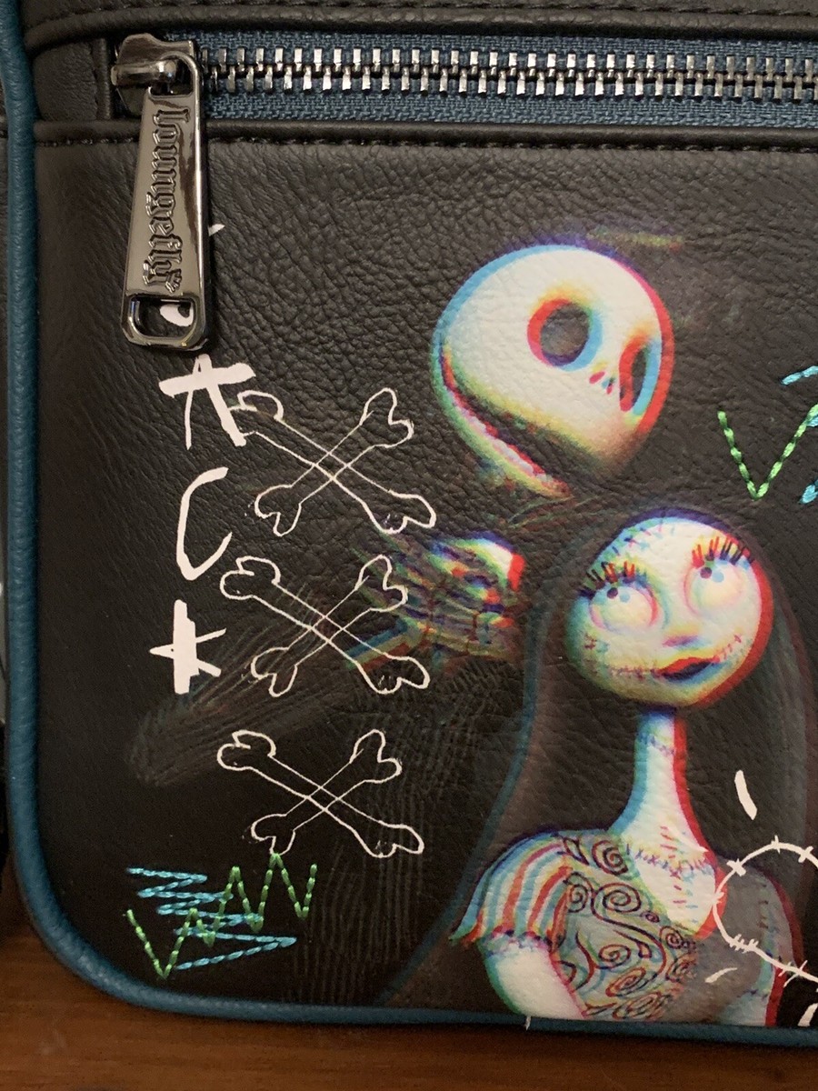 Disney Parks Black Teal Loungefly NBC Jack Skellington And  display picture 3