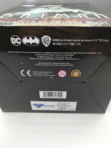Diamond Select Batman animated serie PHANTASM Resin Bust /DC Exclusive - Imagen 4 de 5