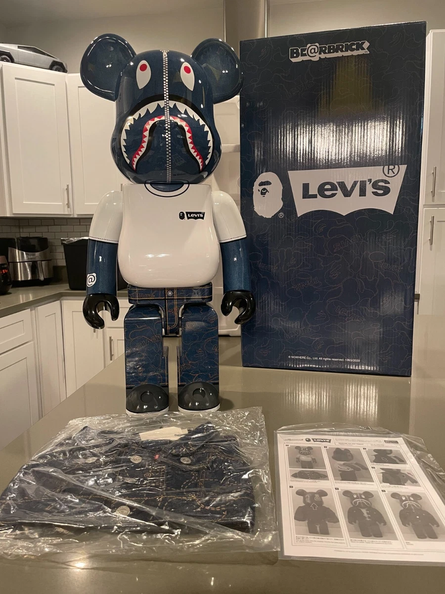 Bape x Levi’s 1000% Be@rbrick Bearbrick - Brand New