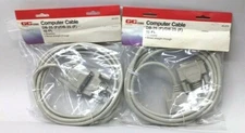 GC Electronics 45-373 DB-25 (F)/DB25 (F) 10Ft Computer Cable  (Pack Of 2)