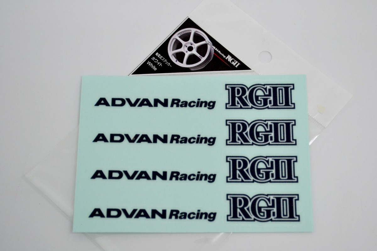 JAPAN MATERIAL BIG YOKOHAMA ADVAN RACING RG2 REPLACEMENT STICKER