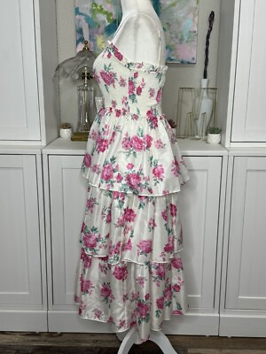 open low back dress Realtix Satin Spaghetti Strap Backless Midi Cocktail Wedding Guest The open back is Size:XL - UK 14 Ivory Long Linen Dresses New Arrivals Collection