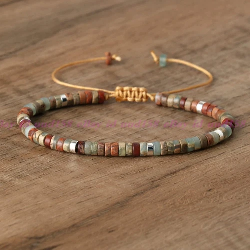 Minimalist Dainty Crystal Assorted Natural Gemstone Beads Healing Reiki Bracelet - Picture 53 of 60
