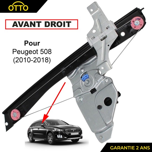 Elektrischer Fensterheber Vorne Rechts FüR Peugeot 508 I SW I 9806086880 9222GT-image
