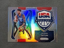 2021-22 Panini Prizm USA Basketball Jayson Tatum #1 Silver Prizm
