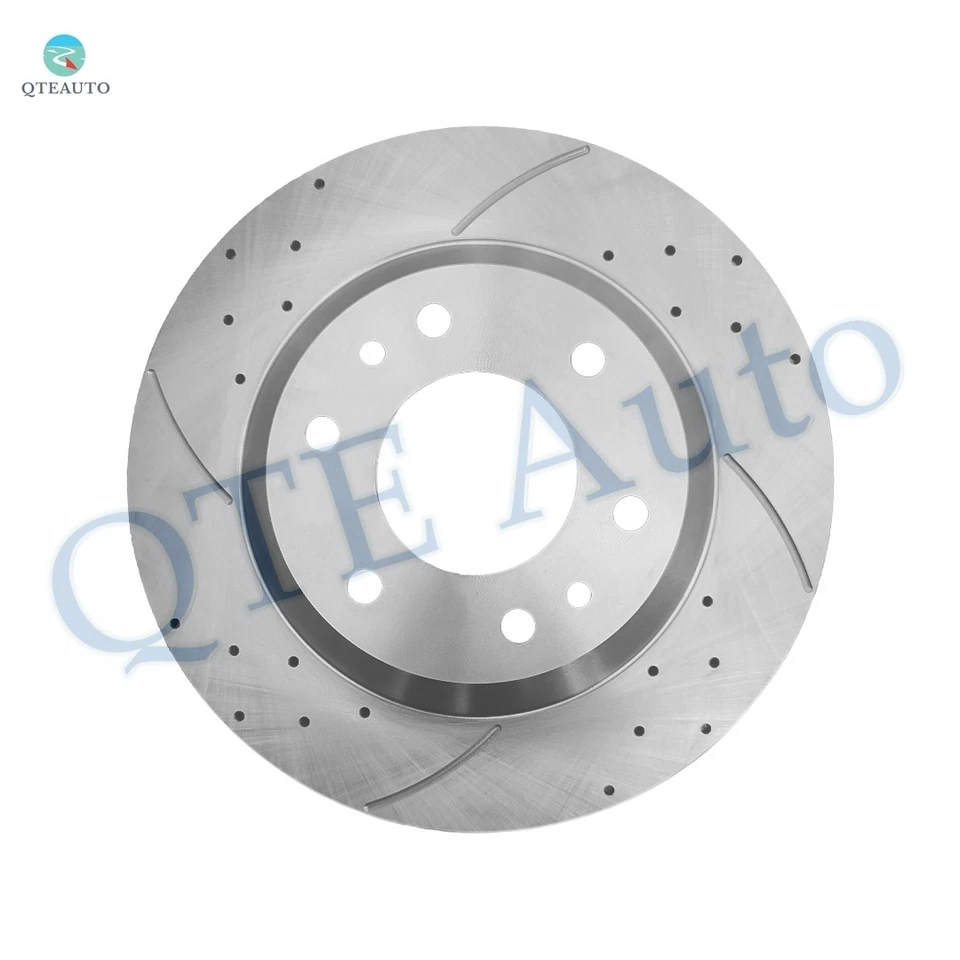 Set 4 Front 305mm-Rear 325mm Drilled Brake Disc Rotors For 2005 Isuzu Ascender - Image 2 of 4
