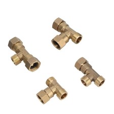 8MM YORKSHIRE TYPE COPPER TUBE PIPE BRASS COMPRESSION FITTINGS PLUMBING GAS