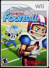 Family Fun Football Nintendo Wii Game Tecmo 2009 NTSC-U/C E Sports Multiplayer