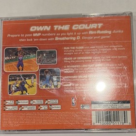 SEGA NBA 2K2 Sega Dreamcast 2001 E NTSC-U/C Online Play Multiplayer Manual
