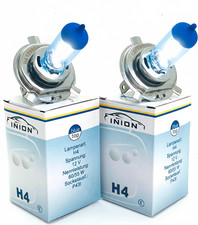 2x H4 P43T 6000 KfZ 12V 55W XENON WHITE LOOK KfZ LAMPE weißes Licht PKW