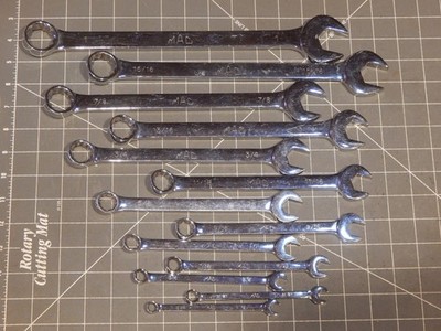Mac Tools 13Pc SAE Combination Wrench Set 5/16'' 1'' 12Pt CL R