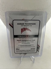2022-23 Topps Finest OTE  - Finest Autographs Ausar Thompson #FA-AUT (AU, RC)