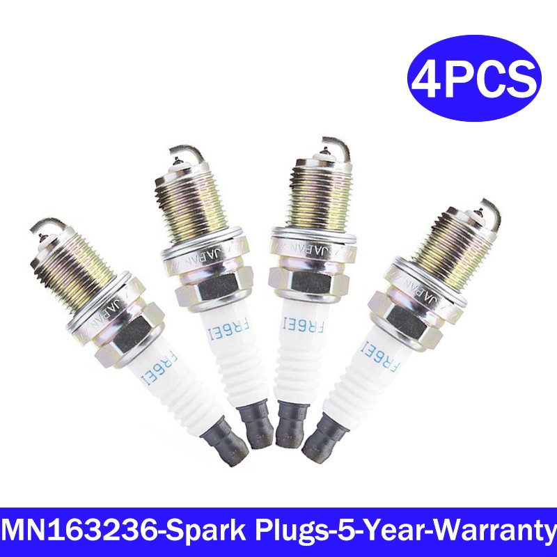 4x MN163236 FR6EI Iridium Spark Plugs For Mitsubishi Endeavor Galant Lancer