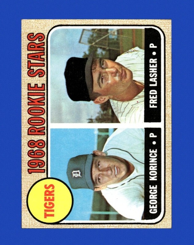 1968 Topps Set-Break #447 George Korince EX-EXMINT *GMCARDS*