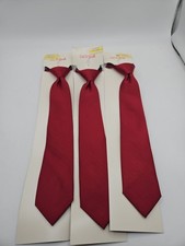 Set Of 3 Cat Jack Tie size M/L - Red Power Tie - NEW