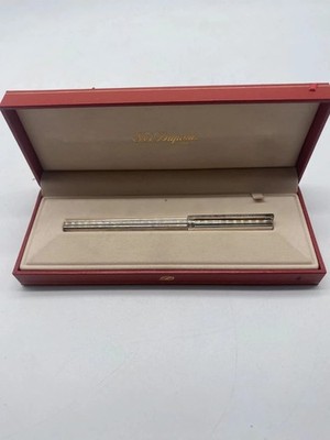Dupont Paris Roller Pen - Modell Ecolinge - versilbert - mit Schriftzug
