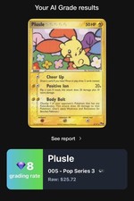 Pokemon Plusle 5/17 Pop Series 3 Holo Rare Eng NM-M on eBay