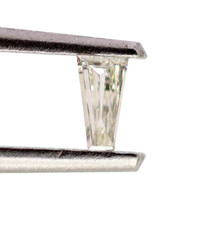 0.034 Ct Natural Loose White Diamond H Color VVS1 Tapered Baguette Cut 3 x 1 mm