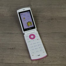 LG dLite GD570 Pink LED Flip Phone 3G Rare for Collectors Working