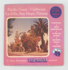 Pacific Coast La Jolla San Diego Tijuana View-Master Reels 200-ABC Copy Envelope