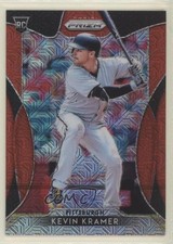 2019 Panini Prizm Tier II Red Mojo Prizm 53/299 Kevin Kramer #176 Rookie RC wk1