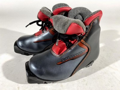 Salomon Snow Kids Cross Country Ski Boots Size EU28 US10 SNS Profil S123